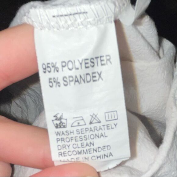 Women's White Ruffle Wrap Skirt - Picture 9 of 9